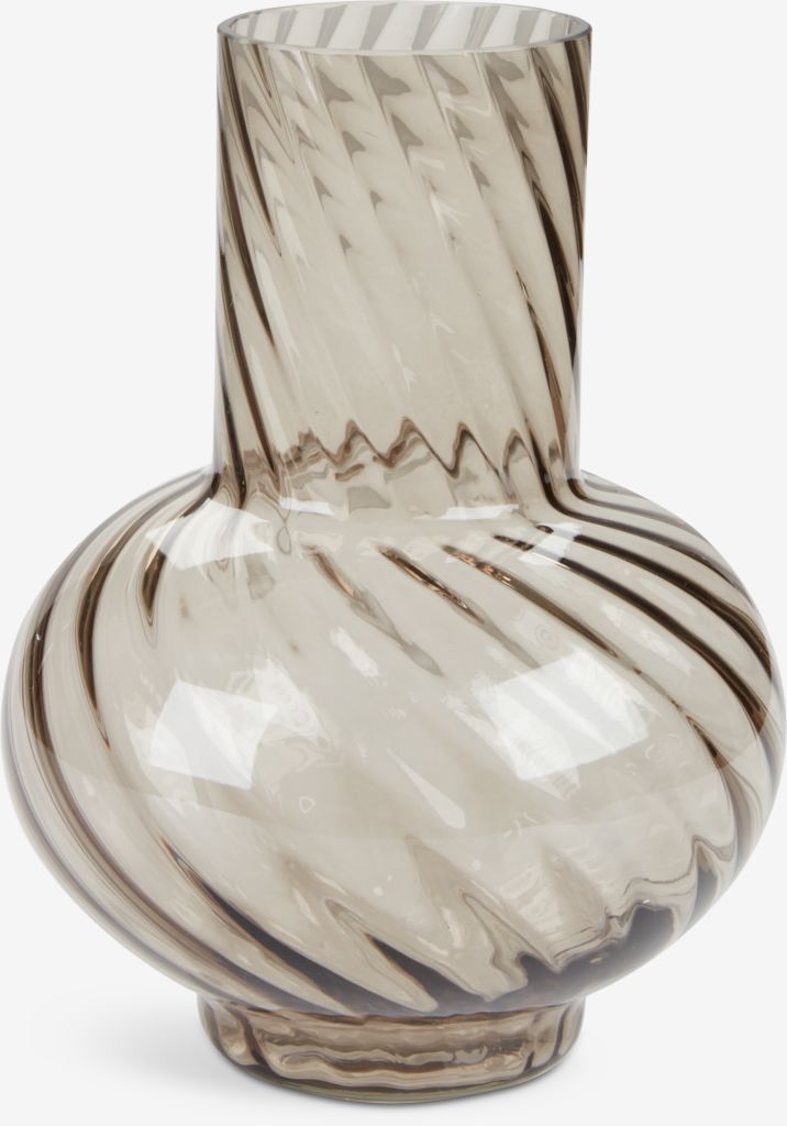 VILLY VILLY vāze Ø17xH23cm pelēka