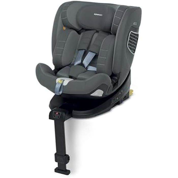 Silla de coche Foppapedretti FP360 I-Size, asiento giratorio de 360° para niños de 40 a 150 cm de altura, de 0 a 12 años, conforme a la normativa ECE R129.