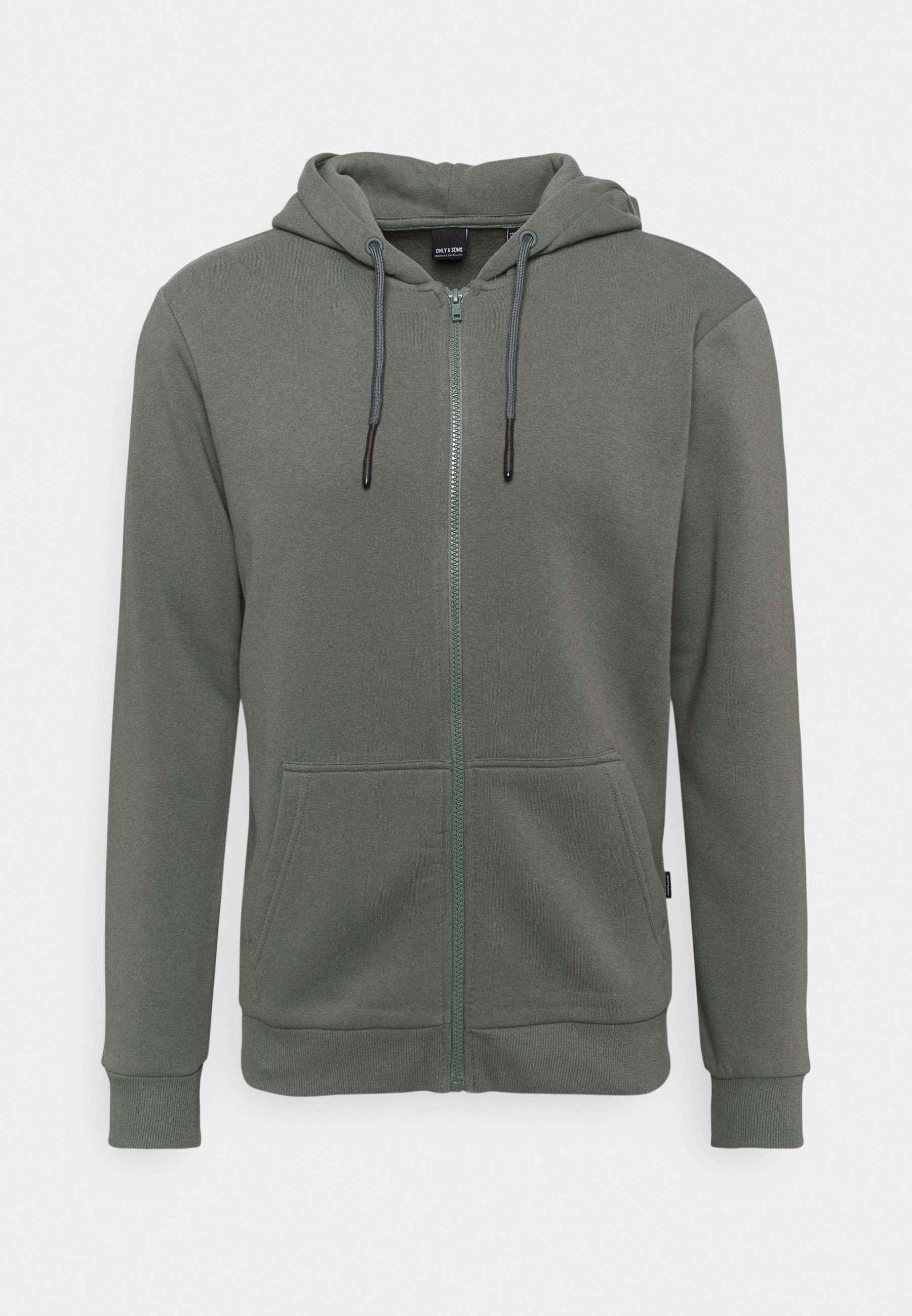 Only & Sons ONSCERES LIFE HOODIE - Majica s kapuljačom - ricinusovo siva