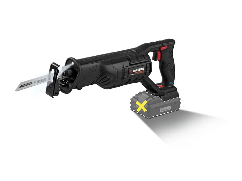 Serra sabre PARKSIDE PERFORMANCE® PSSAP 2028, alimentada por bateria, 20 V