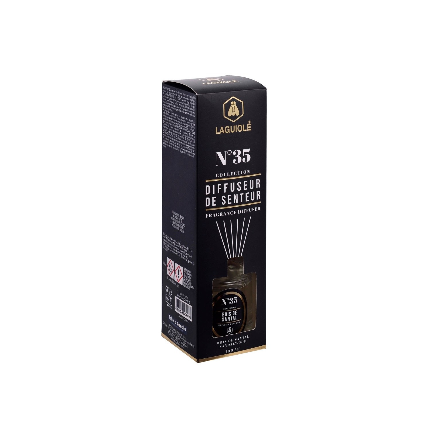 La guiole Diffuseur Parfum de Bois de santal 100 ml