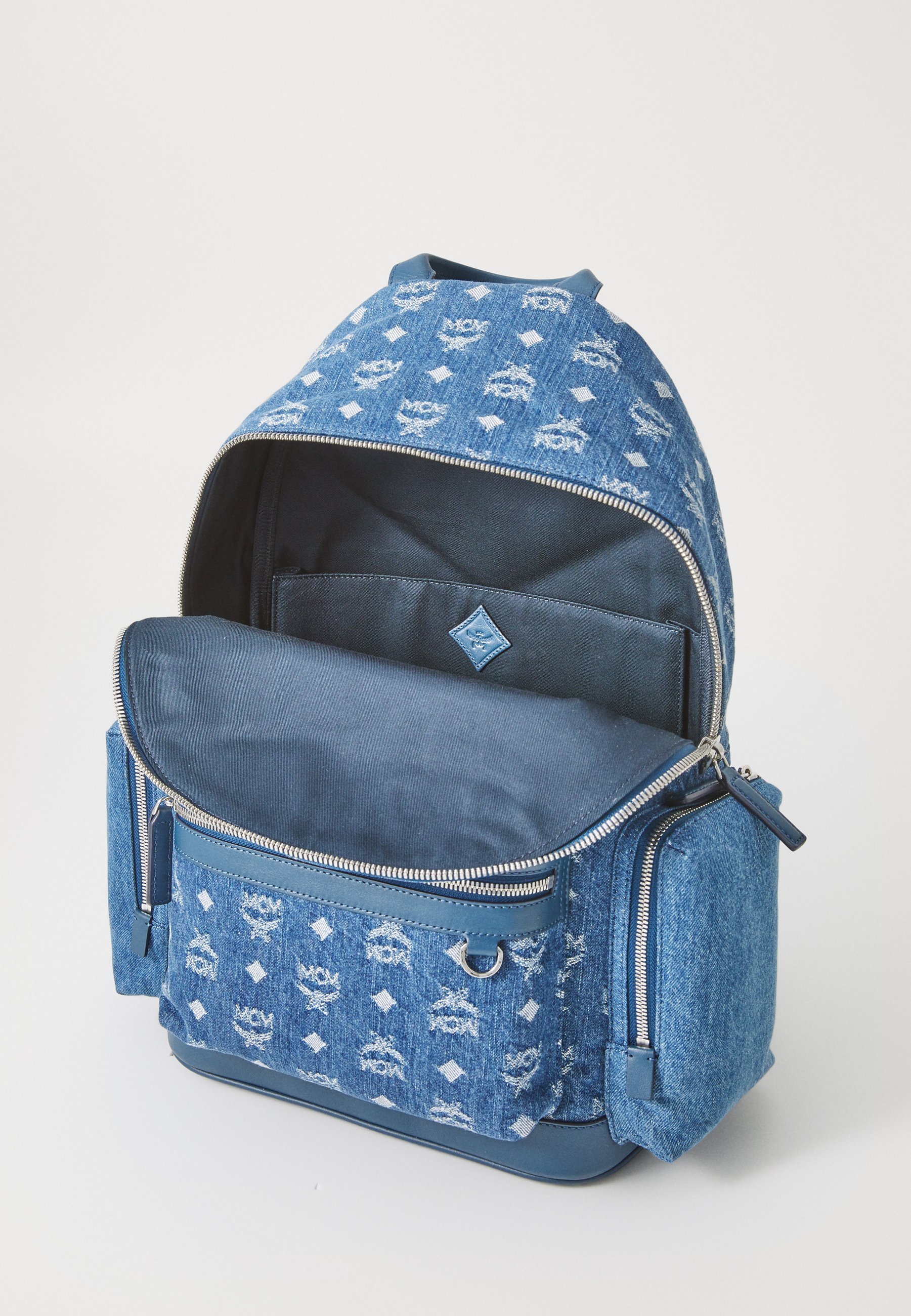 MCM STARK UNISEX RUGZAK - Rugzak - denimblauw