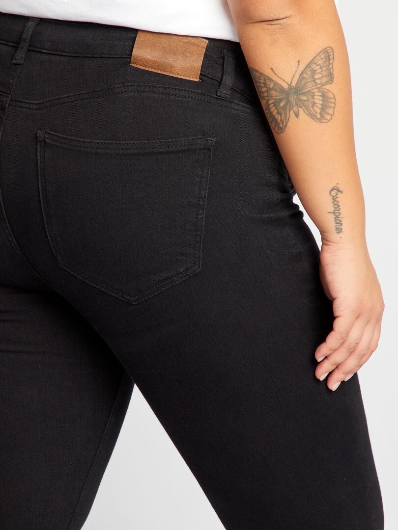 Calça jeans skinny para gestantes - PRETA