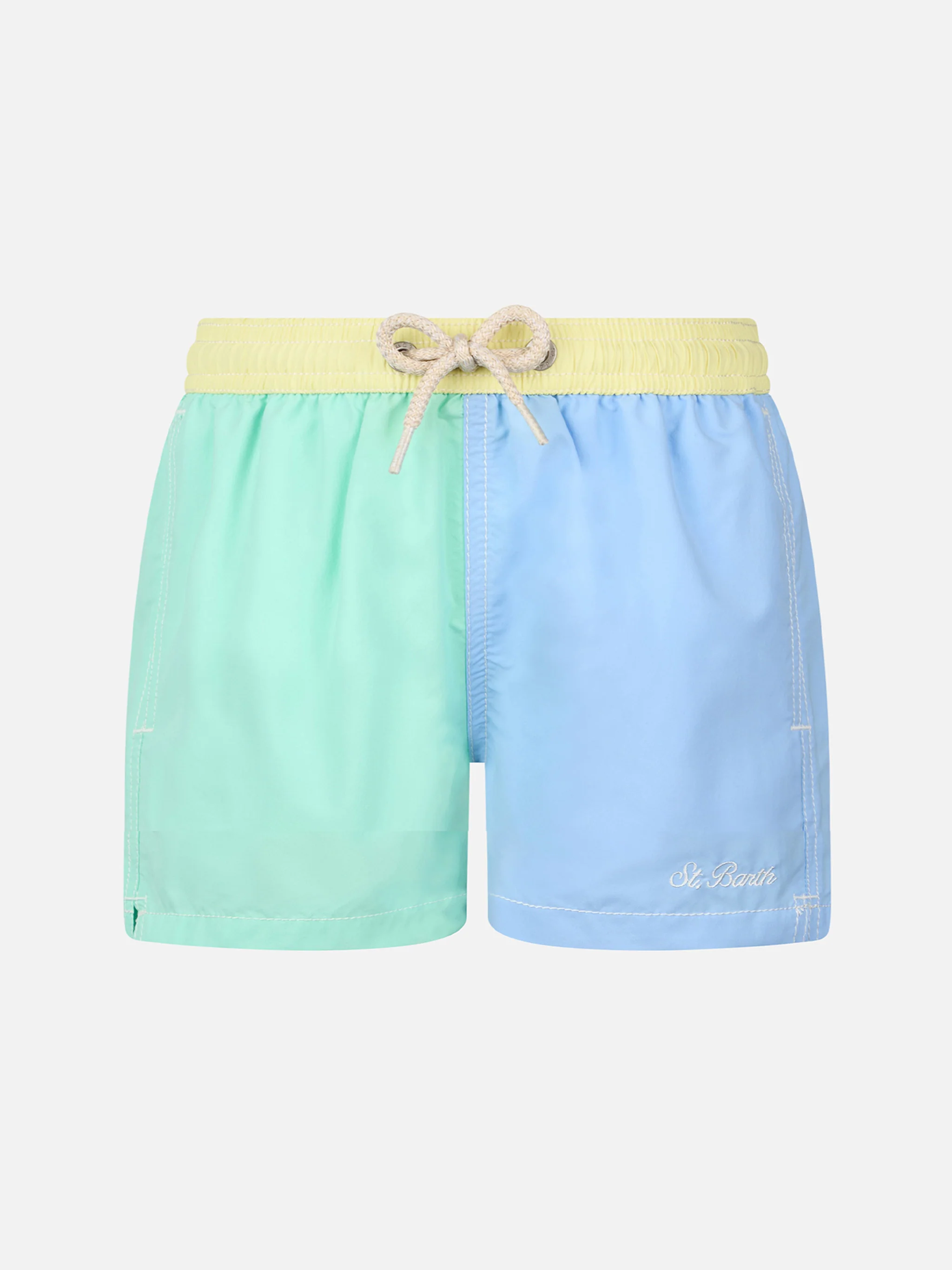 Patmos Jr. Color Block Mid-Length zwempak voor jongens