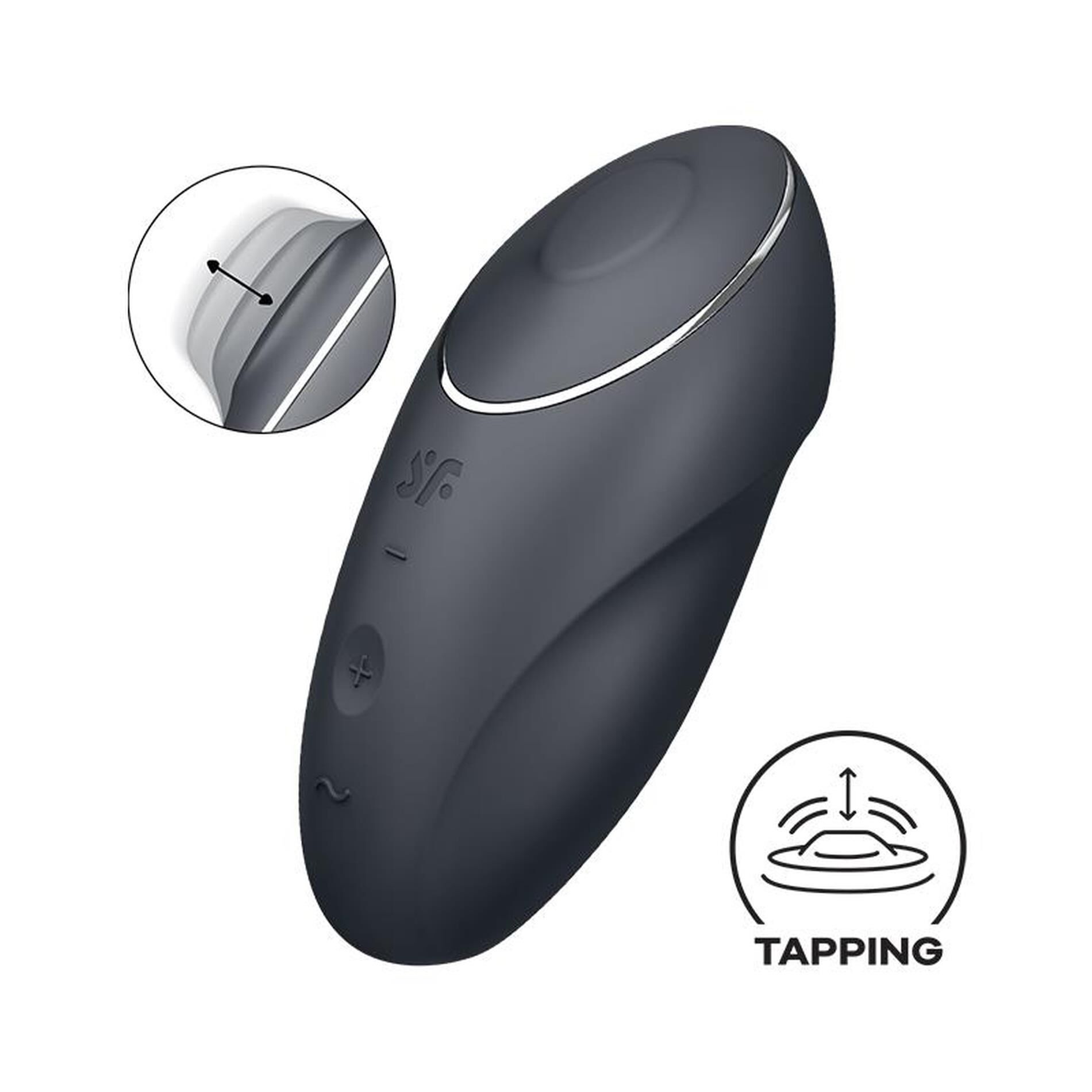 Satisfyer Tap & Climax 1 siva