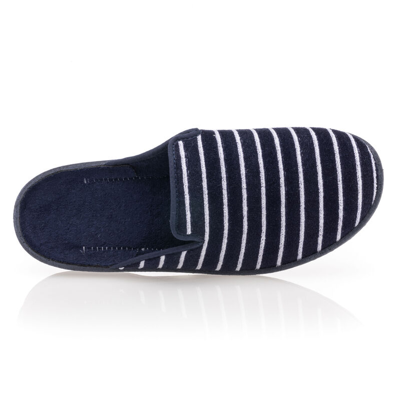 Blaue Herrenpantoffeln
