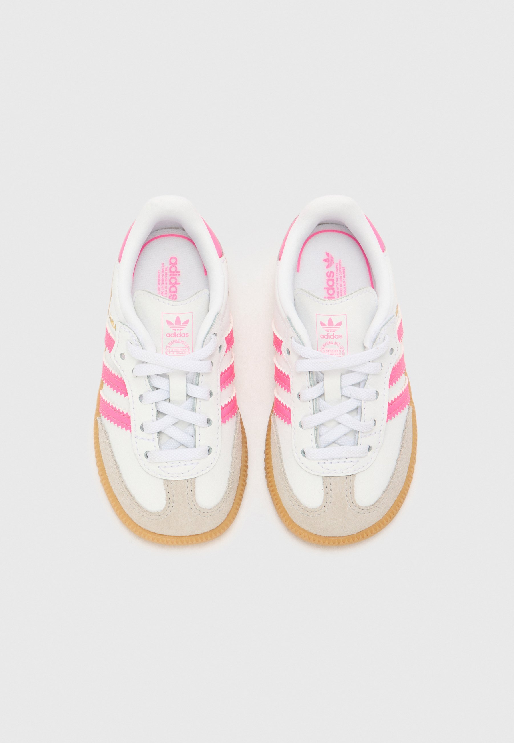 adidas Originals SAMBA UNISEX - Matalavartiset tennarit - white/lucid pink/gum