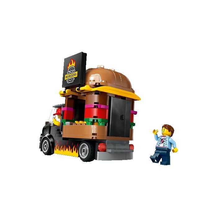 LEGO city 60404 Le food-truck de burgers Cadeaux Jouets Objets de collection 5+