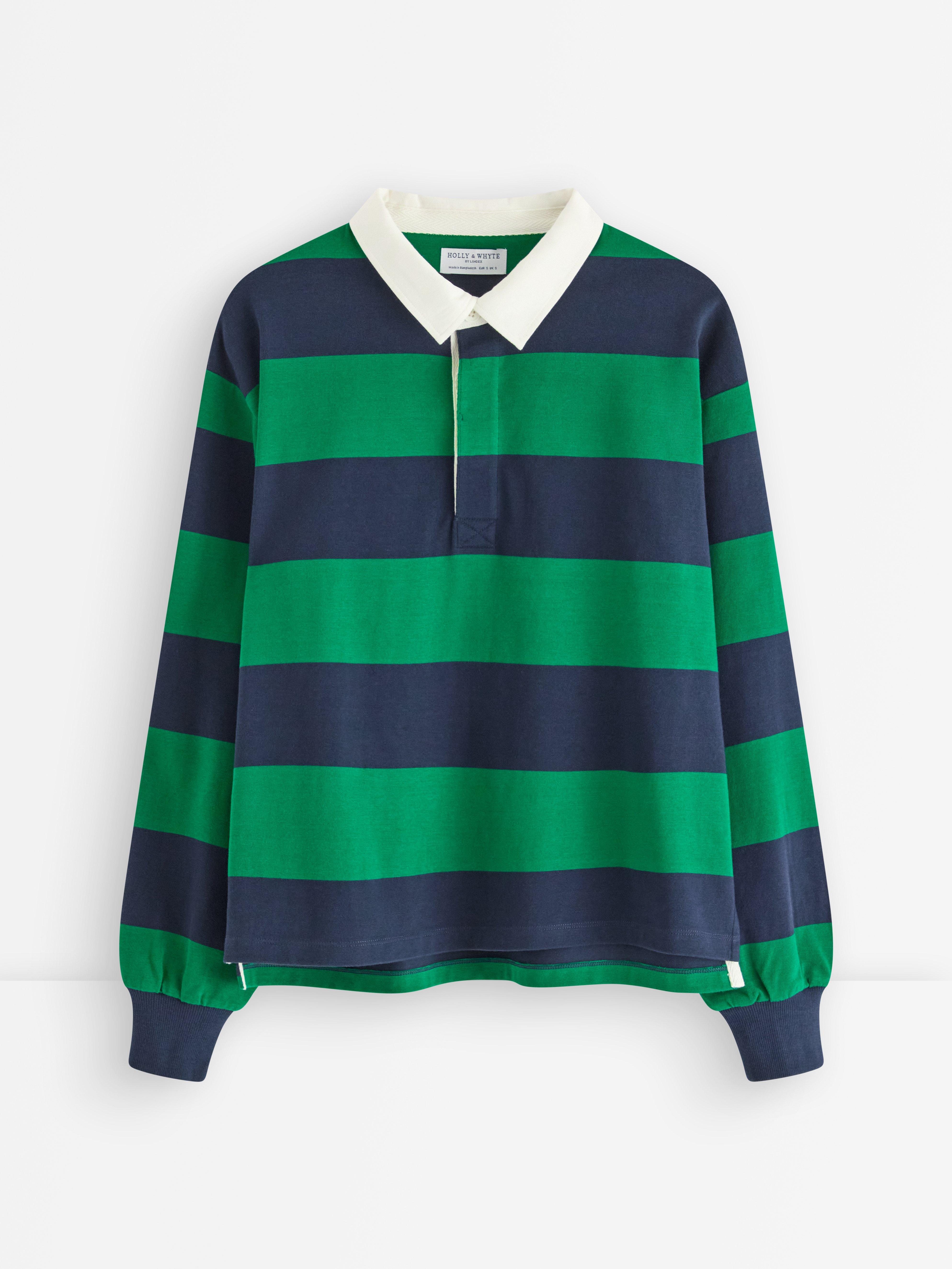 Camiseta de rugby verde oscuro