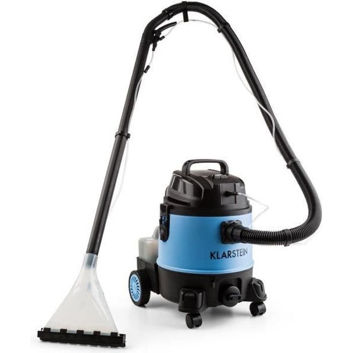 Aspiradora industrial Klarstein Reinraum 2 G para sólidos y líquidos - 1250 W - 25 L - Numerosos accesorios - Azul