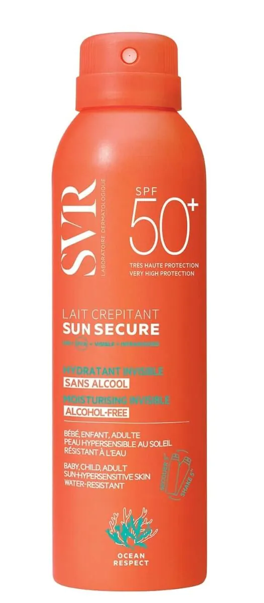 SVR Sun Secure Lait Crepitant Mleczna pianka SPF50+