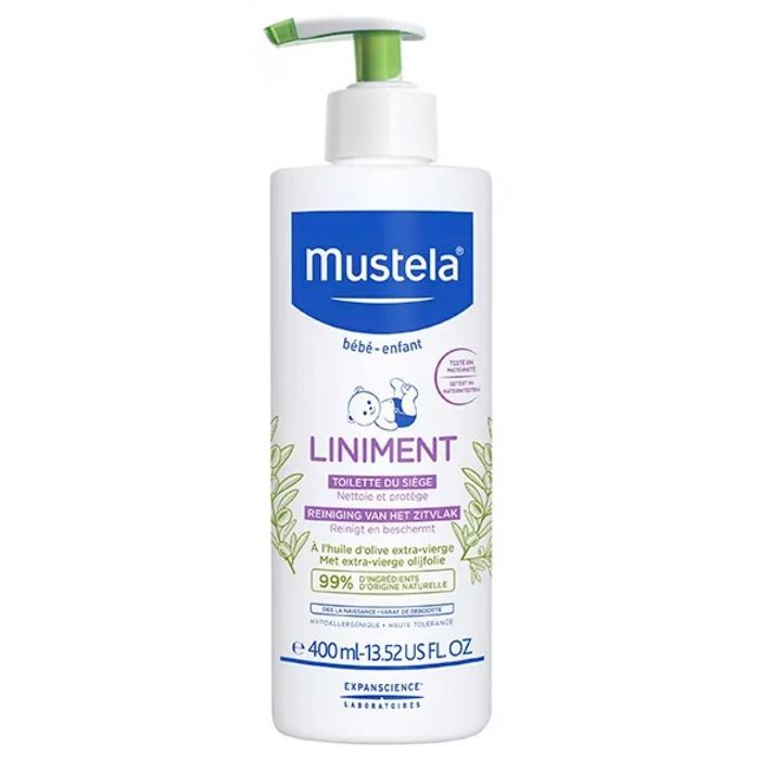 Liniment - Mustela - 400ml - Hypoallergenic - Dermo-protective - Extra virgin olive oil