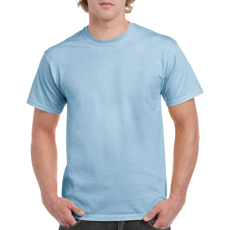  Camiseta Básica De Manga Corta Gildan Heavy Cotton 100% Algodón Gordo