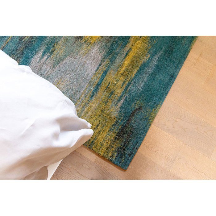 Diseño Monetti - Alfombra contemporánea Atlantic - Azul nenúfar - 200 x 280 cm