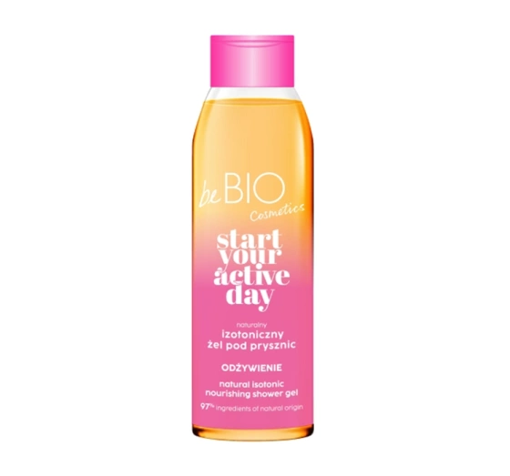 Bebio Start Your Active Day naturalny izotoniczny żel pod prysznic odżywienie 400 ml