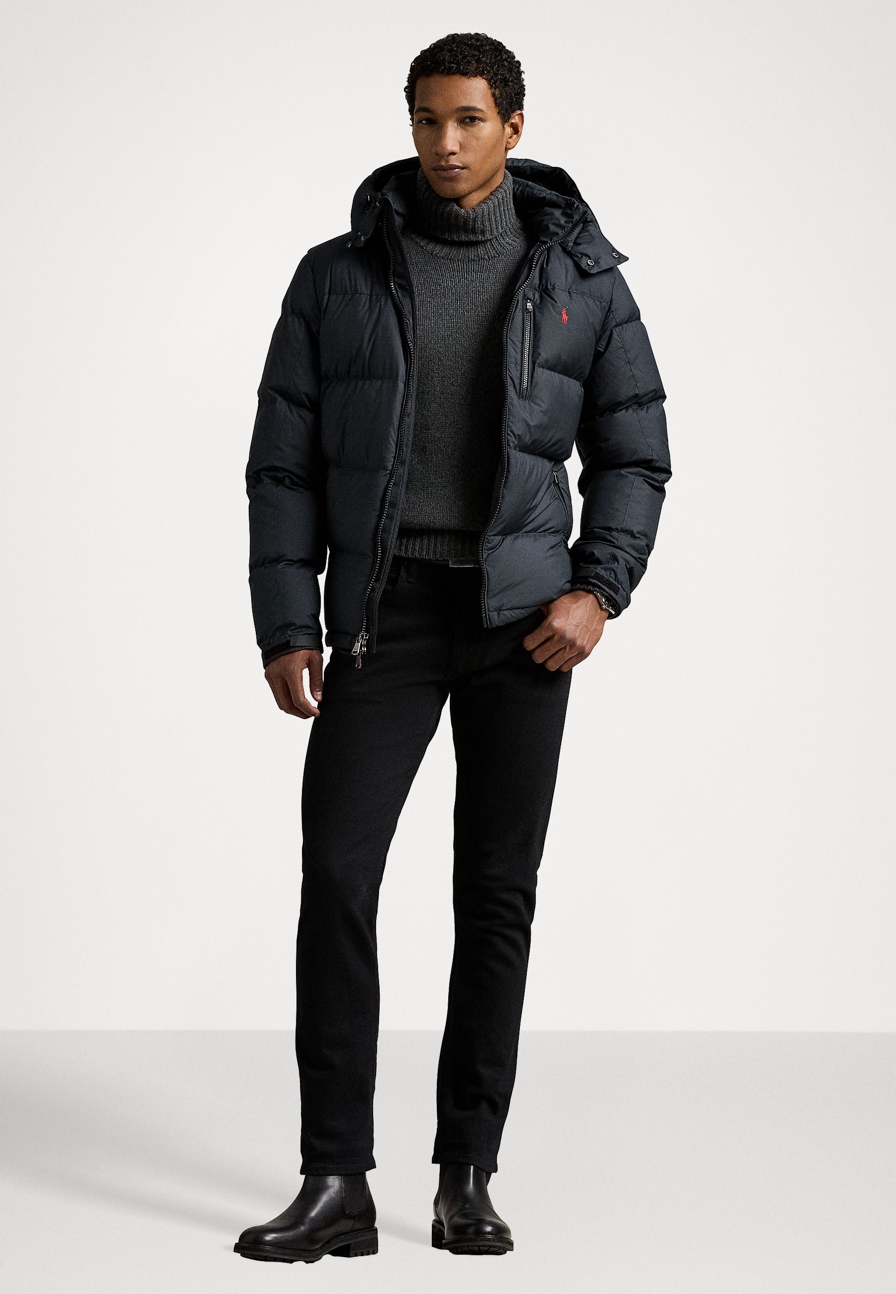 Polo Ralph Lauren THE GORHAM DOWN JACKET - Donsjack - zwart