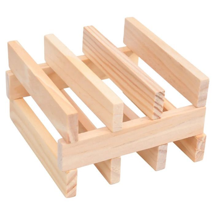 Construction set - VIDAXL - Pine wood - 150 blocks - Multicoloured - For children aged 3 and up