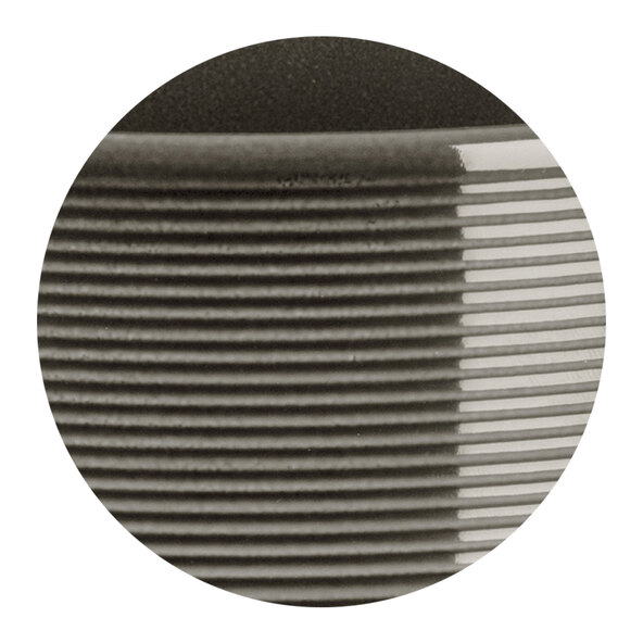 Ghiveci de flori din ceramică, set de 3, Ø 16 cm, sticlă gri