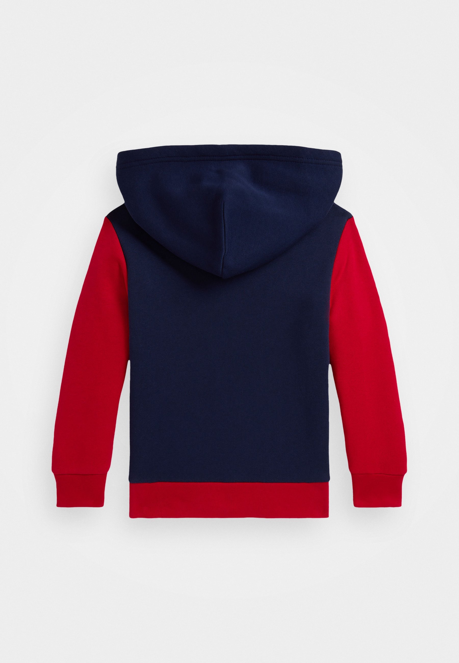 Sweat à capuche en polaire Polo Ralph Lauren Triple Pony - Rouge/bleu marine raffiné