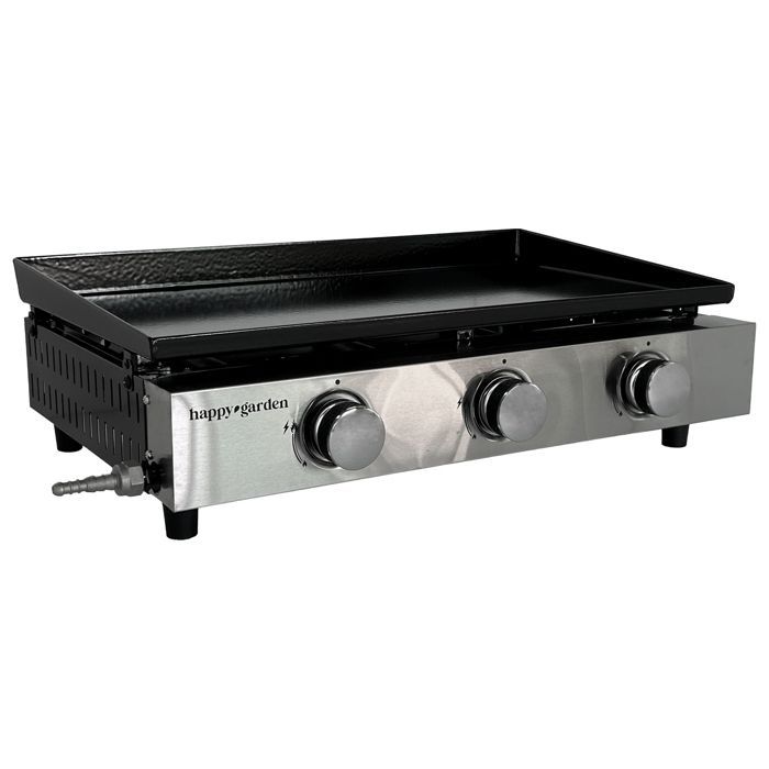 Plancha au gaz MÉRIDA 3 brûleurs 6 kW