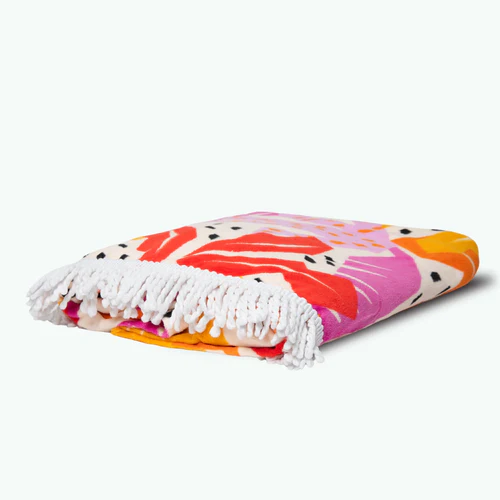 Cabaia Serviette ronde Pink Sands rose