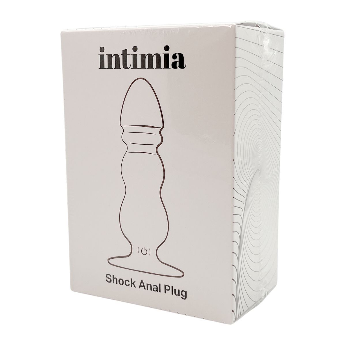Análny kolík Intima Vibrator Shocking - čierny