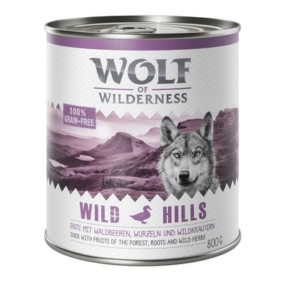 Wolf of Wilderness Erwachsenen-Sparpaket 24 x 800 g