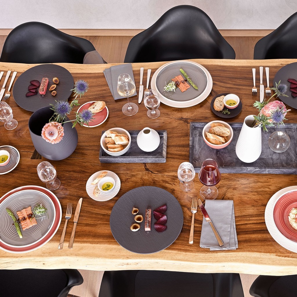 Villeroy & Boch kūkas šķīvis, modelis Rock blanc – 1 gab.