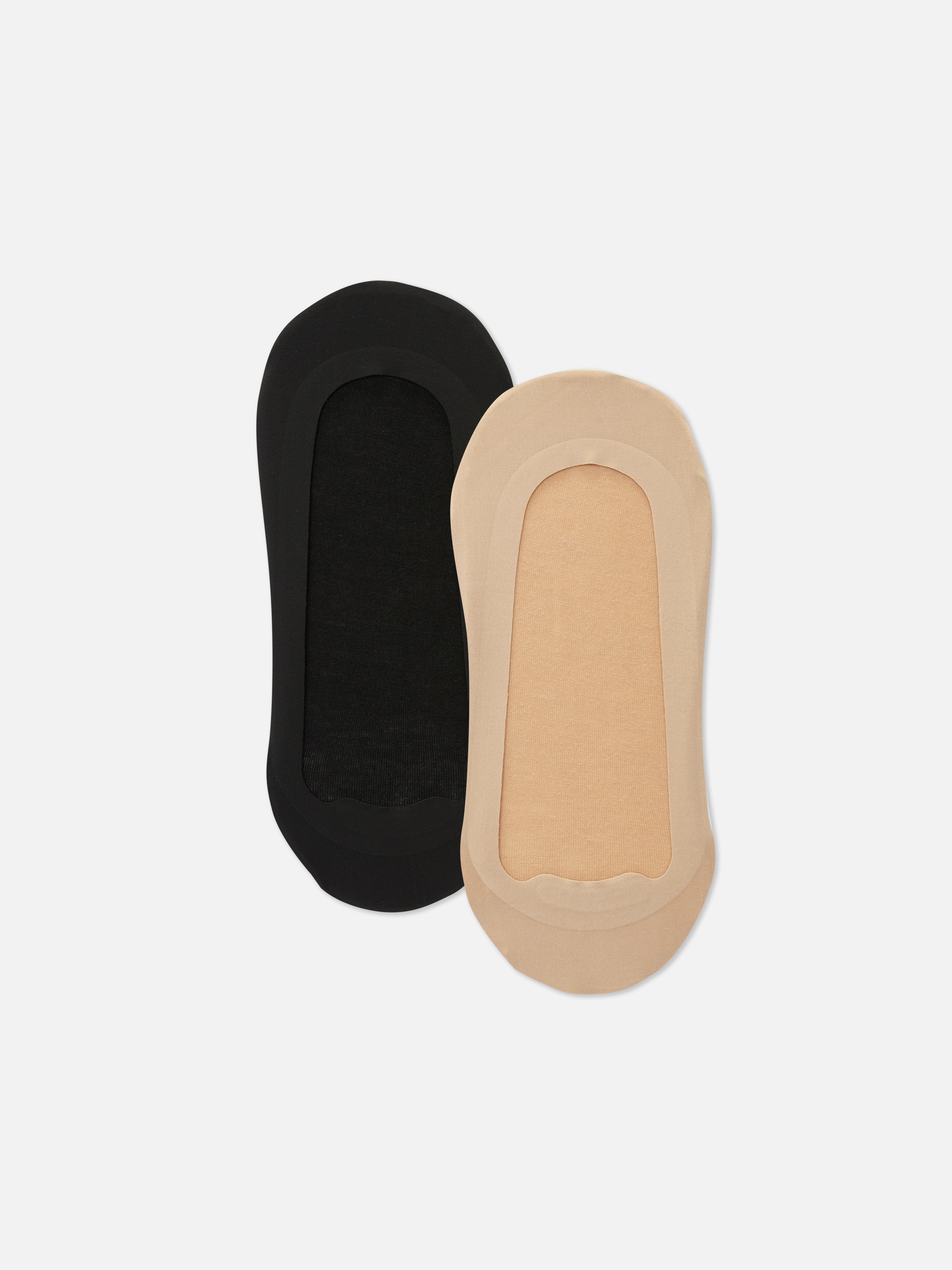 Unsichtbare Füßlinge, 2 Paar. Diese unsichtbaren Socken in zwei Farben passen perfekt zu all Ihren Outfits.