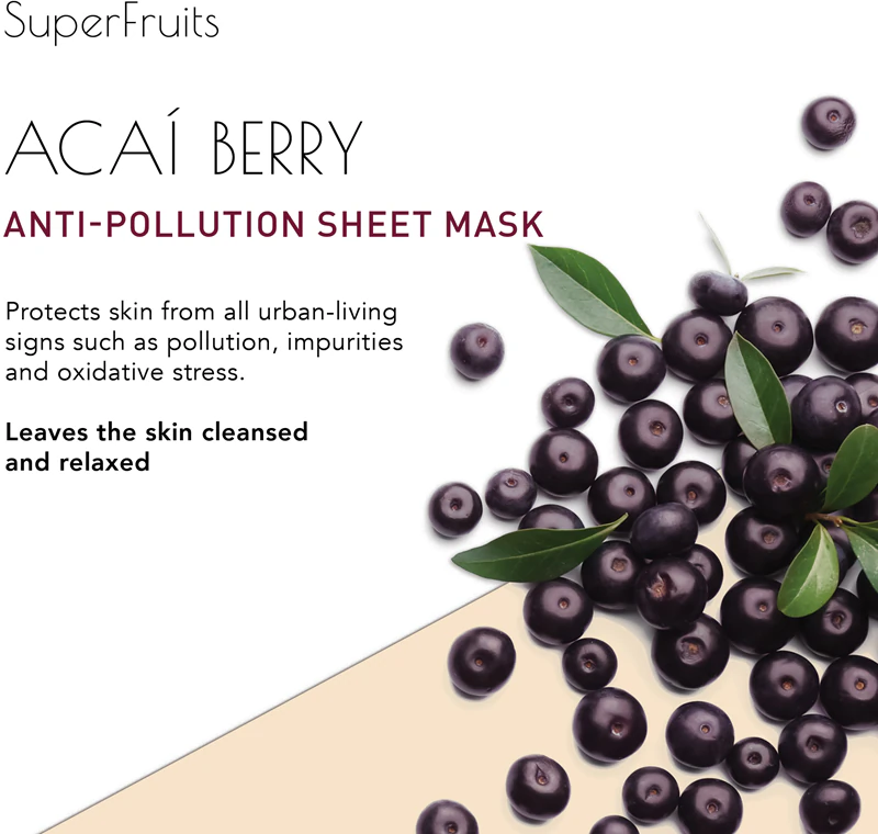 KORIKA SuperFruits Acai Berry - Pleťová maska proti znečisteniu pleti s detoxikačným účinkom