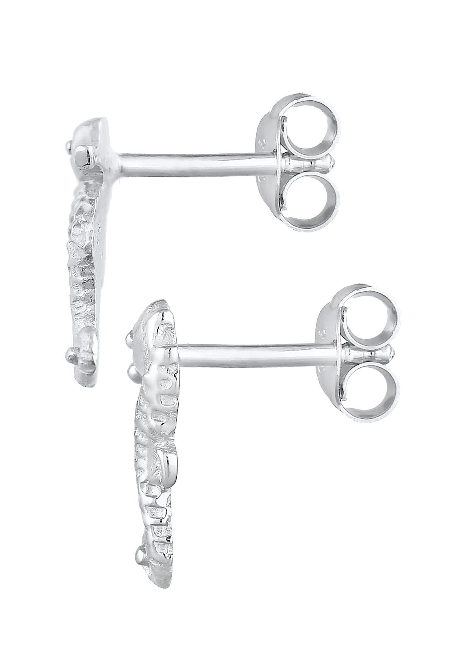 Elli Clous d'oreilles hippocampe tendance été maritime en argent sterling 925 pour femme