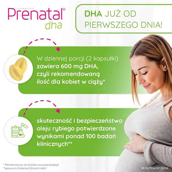 Prenatal DHA, Formuła kwasów omega-3 od początku ciąży do końca karmienia piersią, Kapsułki