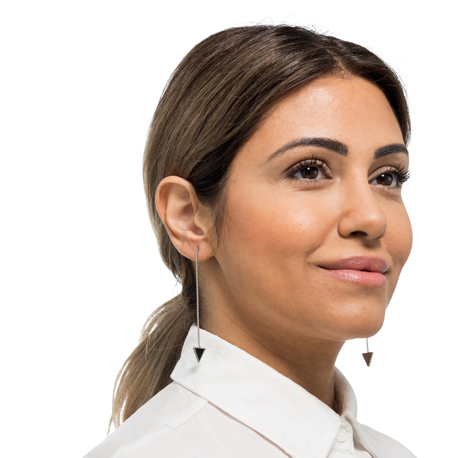 Heideman Boucles d'oreilles Donna couleur argentée polie