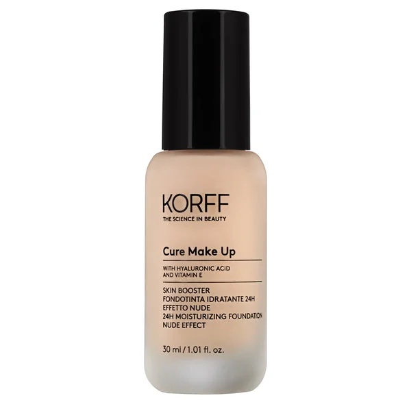 KORFF Korff 24H Hydraterende Make-up Nude Effect Kleur 04 30 ml Vloeibaar met een dunne textuur