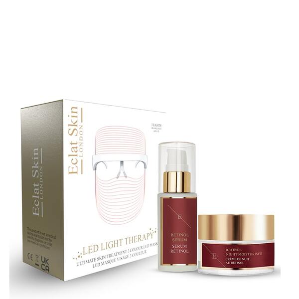 „Eclat Skin London 3 Led“ kaukė + retinolio serumas ir kremas 50 ml