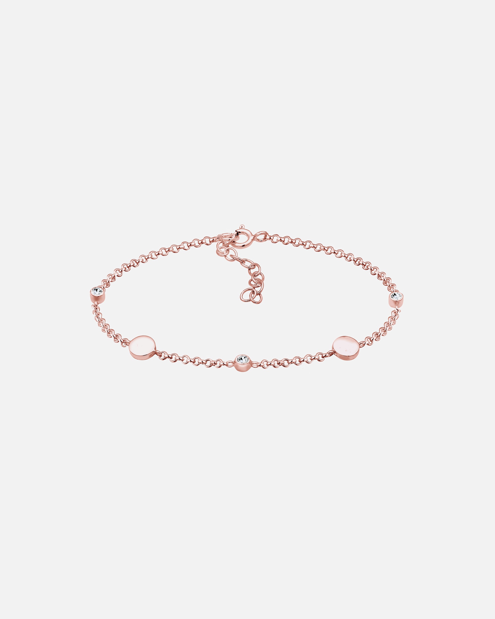 Elli Femmes avec plaquettes et cristaux en argent sterling 925