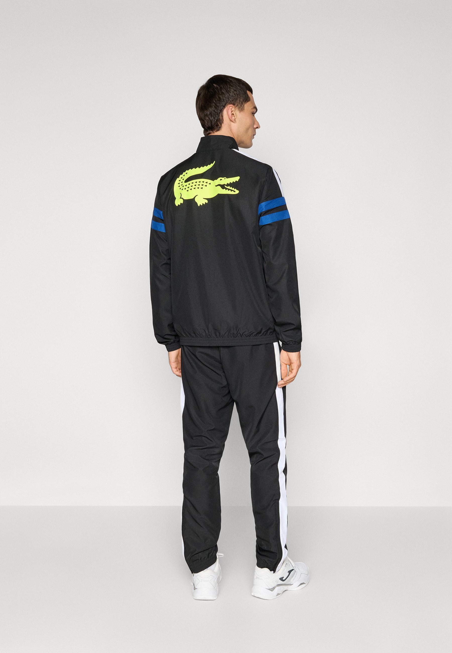 Lacoste Sport Tennis Trainingspak Set - Trainingspak - zwart/Frans blauw/wit