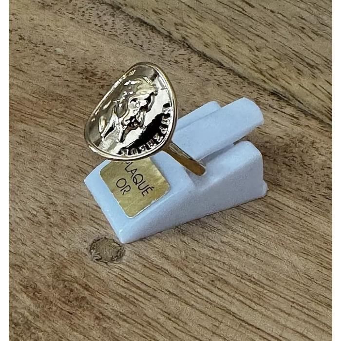 Anillo Napoleón, moneda Luis de Oro, chapado en oro, tallas 48-50-52-54-56-58-60 - Bijouxia - Mujer - Chapado en oro - Oro