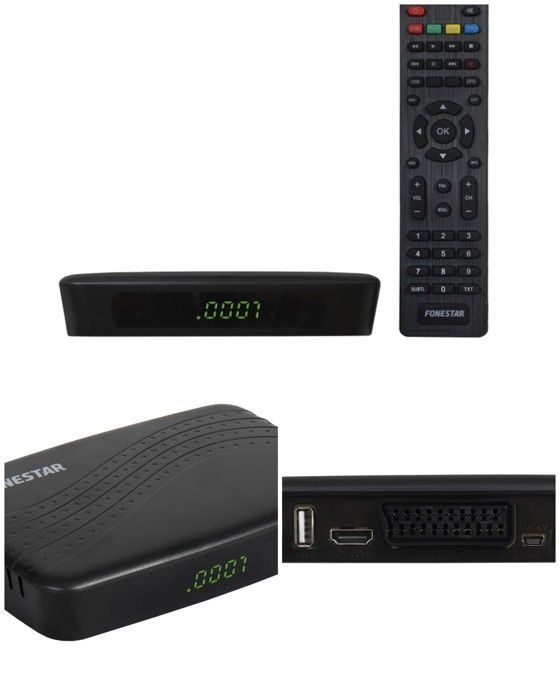 Décodeur TNT - FONESTAR - DVB-T2 HD - Enregistreur PVR - HDMI - Multimédia USB