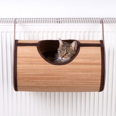 Natural Retreat Heizkörper-Katzenbett - Beige/Braun