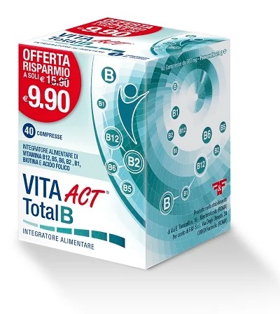 F&F Vita Act Total B dodatak prehrani 40 tableta
