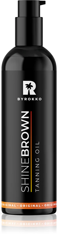 Produkt BYROKKO Shine Brown Tan Up!, ktorý urýchľuje a predlžuje opálenie