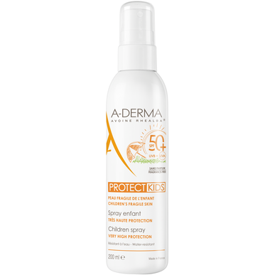 A-Derma lasten aurinkosuihke SPF50 Protect 200ml