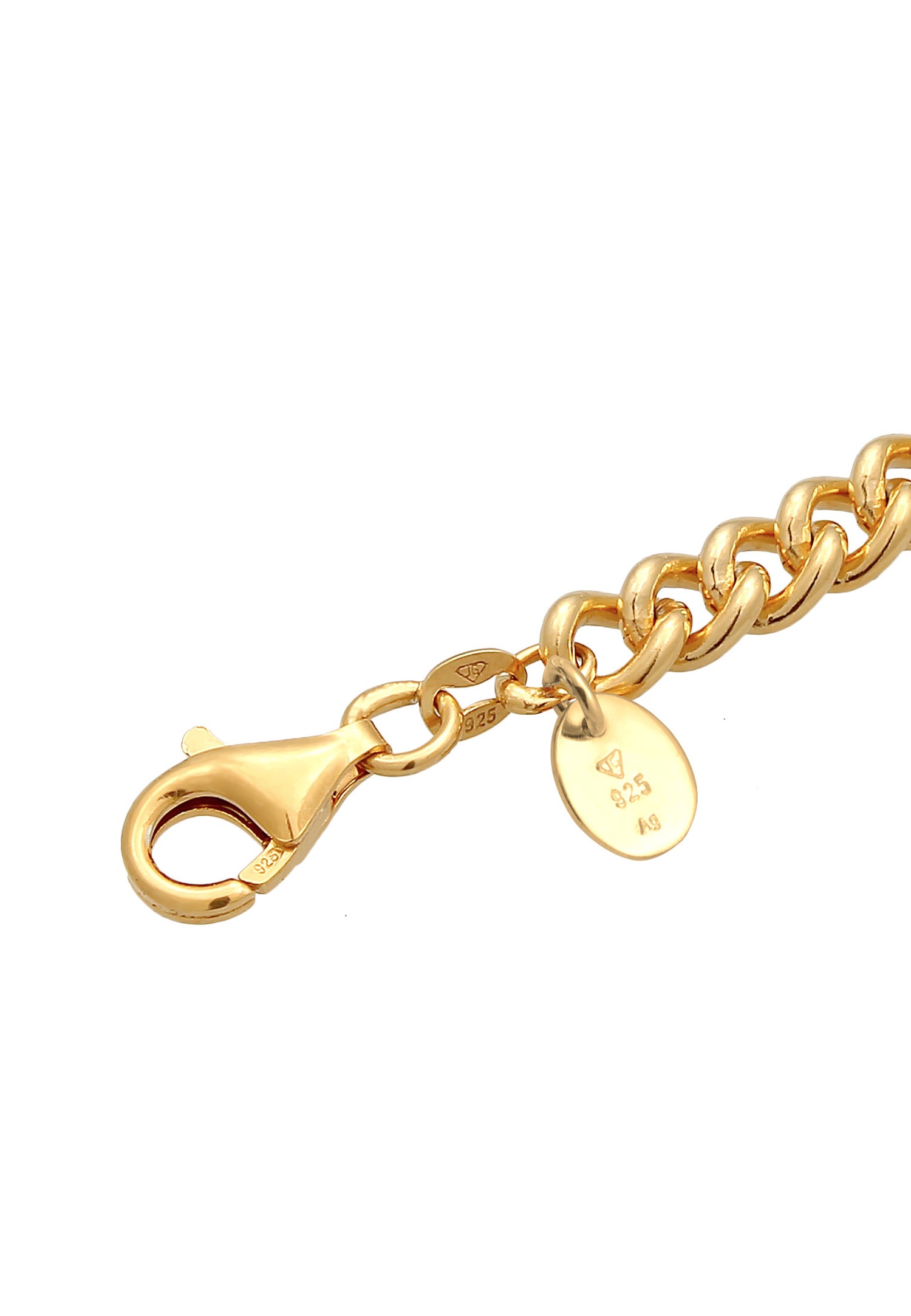 Elli PREMIUM Femmes de base massif en argent sterling 925 rhodié