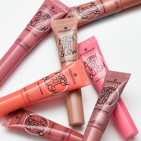 Essence Baby Got Blush šķidrais vaigu sārtums 40 Coral Crush 10ml