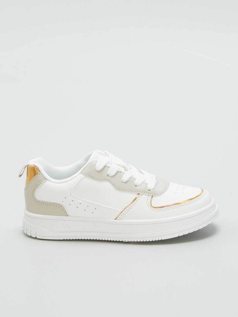 Lage sneakers - WIT