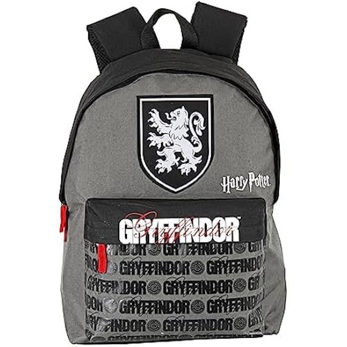 Sac à Dos Junior - Harry Potter - Bravery - Noir et Gris - 42,5 cm - Trolley Adaptable