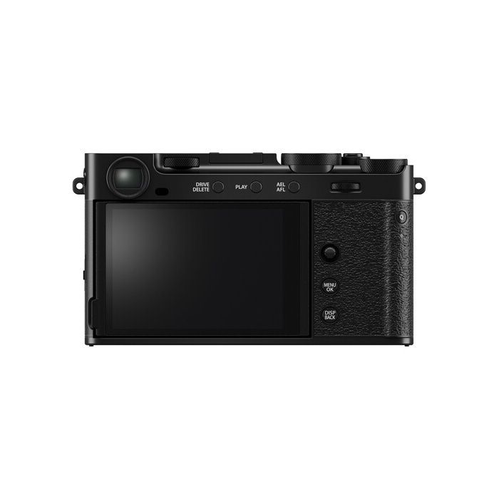 Fujifilm X-E5 hybridikamera (musta) + XF 23mm f/2.8 R WR -objektiivi
