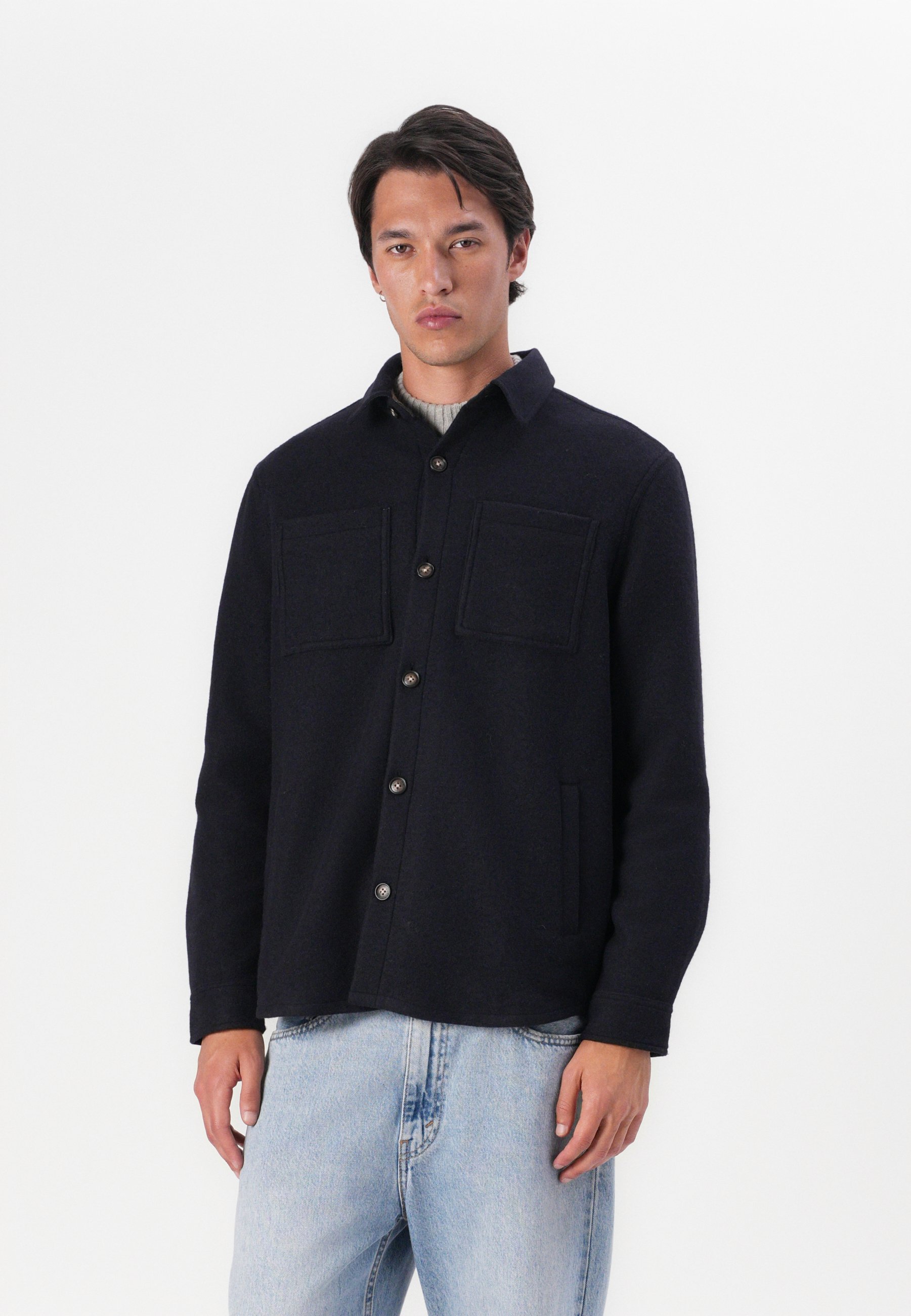 Camicia Barbour MARLOW TAILORED - blu navy