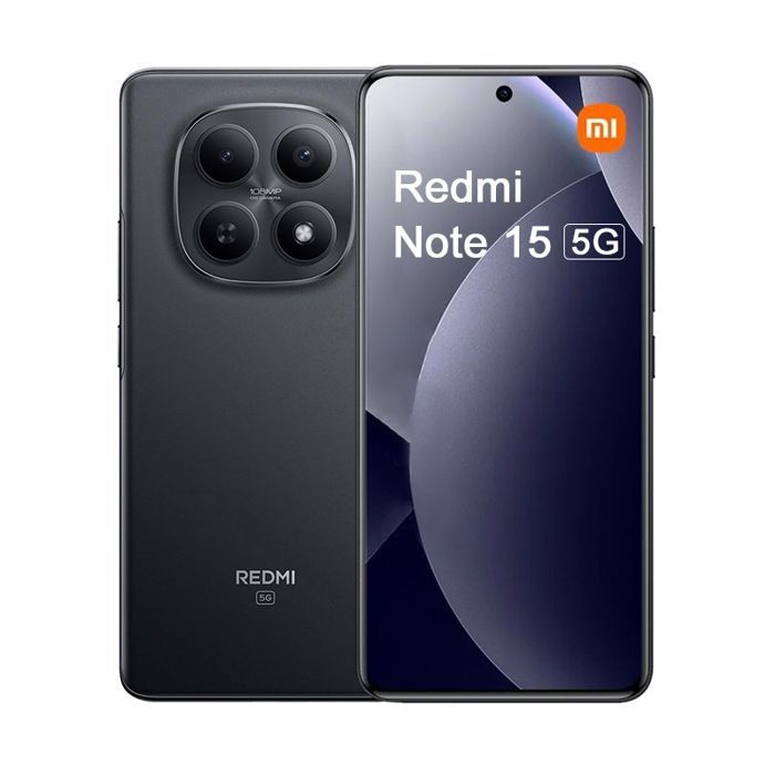 Redmi Note 15 5G 8GB + 256GB Batería de larga duración de 6000mAh Negro + Redmi Watch 5 Active Negro